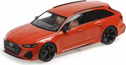 Audi A6 RS6 C8 Avant 2019 Orange Metallic Minichamps 155018012 1/18 Metal