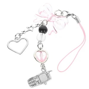 Handy Kette Fräulein Handyanhänger Mit Schleife Charme Für Telefon - Zdjęcie 1 z 12