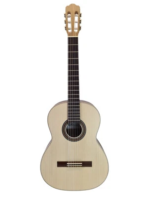 Konzertgitarre 1/2 Vollmassiv WoidBua SS300  Fichte Walnuss inklusive Gigbag Top - Bild 1 von 4