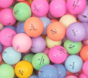48 kolorów kryształów - mieszanka modeli 5A 48 używanych umytych piłek golfowych AAAAA kryształy 5A
