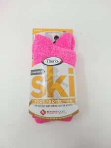Calcetines Thorlos Unisex Esquí Sobre la Pantorrilla (Talla Pequeña) Rosa/Blanco NUEVO Envío Gratis - Imagen 1 de 4