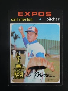 Tarjeta de béisbol Topps #515 1971 de Carl Morton (casi nueva) - Imagen 1 de 2