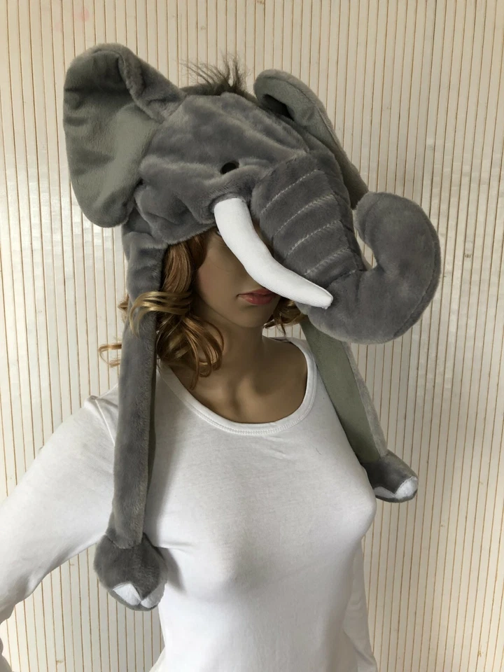 Bonnet / Déguisement éléphant Taille unique (E43) - Photo 1/4