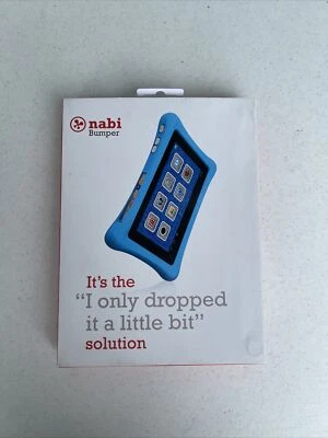 nabi Bumper with Customizable Name Plate by Fuhu, Inc | Blue | NEW - Image 1 of 2