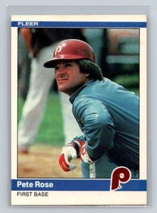 1984 Fleer #46 Pete Rose , Philadelphia Phillies - Picture 1 of 3