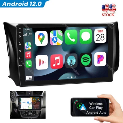 For Nissan Sentra 2012-2015 Car Stereo GPS Navi Radio Apple Carplay Android 12 - Image 1 of 4