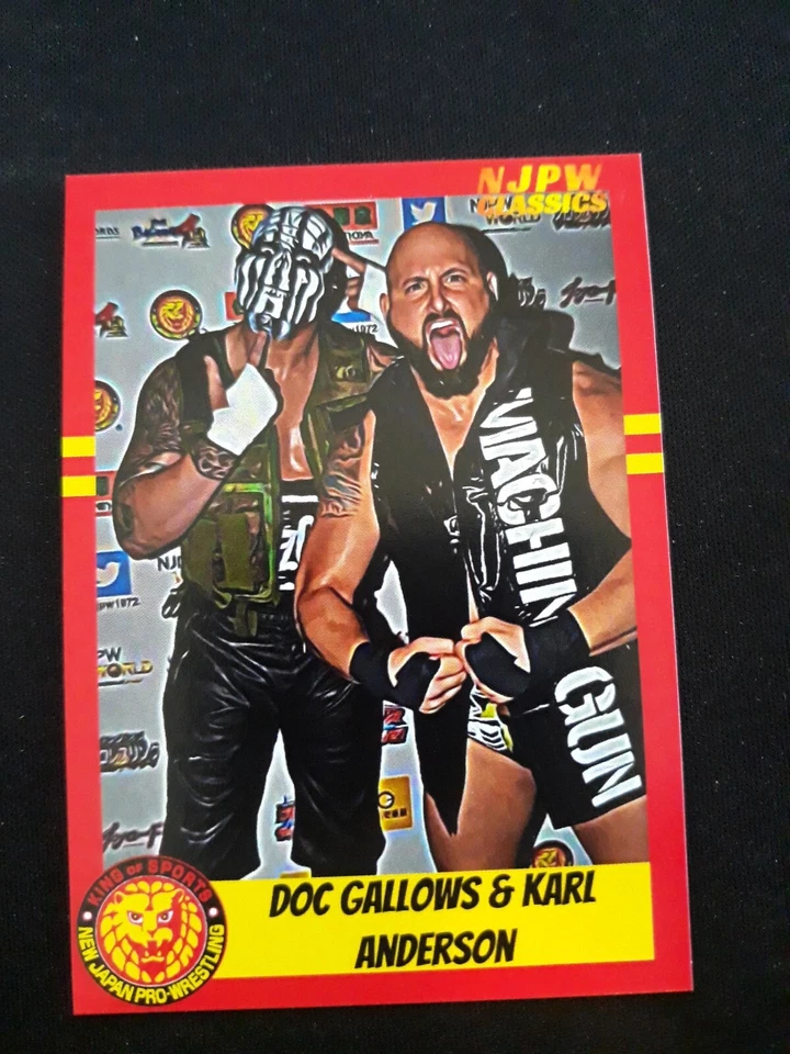 CUSTOM NJPW New Japan Pro Wrestling Trading Card 2021 Doc Gallows/Karl Anderson - Image 1 of 2