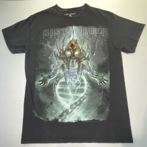 Disturbed Men's 2019 Tour T-Shirt Sz M 38 Chest, 2 Sided Graphic FREE SHIPPING - Picture 1 of 11