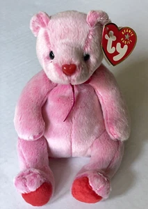 Ty Original Beanie Baby Romance Plush Bear 2001 Retired BD 02/02/2001 No Style # - Picture 1 of 7