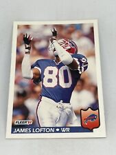 1992 Fleer #24 James Lofton Buffalo Bills HOF. SKU 13