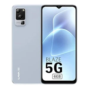 Lava Blaze 5G (Glass Blue, 6GB RAM, UFS 2.2 128GB Storage) | 5G Ready | - Picture 1 of 3