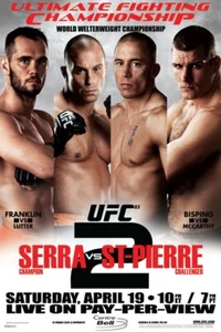 Fight Poster UFC 69 Michael Bisbing 11X16 Matt Serra Vs GSP George St. Pierre 2 - Picture 1 of 1