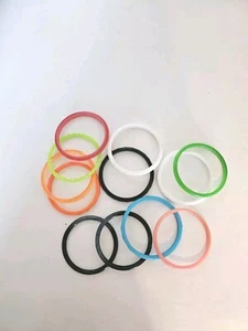 Lot Of Vintage Bangle Bracelets Acrylic Plastic 80s Jewelry  - Picture 1 of 1