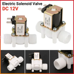 DC 12V Electric Solenoid Valve Water Air Outside 1/2" Normally Closed N/C - Picture 1 of 11