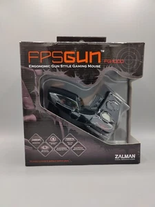 FPSGUN Zalman Ergonomic Gun Style Gaming Mouse FG 1000 Open Box Tested Rare - Picture 1 of 11