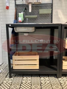Brand New IKEA GRILLSKAR Black/Stainless 33 7/8X24 " Unit For Sink 205.232.77 - Picture 1 of 2