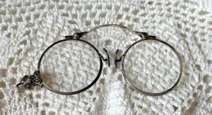 14 K Pat Jan 30 1917 folding Ladies PINCE NEZ ornate Glasses - Picture 1 of 16