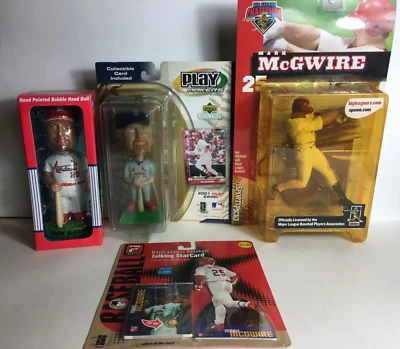 Mark McGwire Upper Deck Play Makers Bobblehead + Bobble Dobble, фигурка McFarlane - Изображение 1 из 4