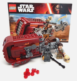 Lego 75099 Rey's Speeder Star Wars Episode 7 100% Complete