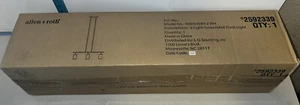 Allen Roth 4-Light Suspended Track Light White KMH0303H-2 WH #2592339 - Picture 1 of 3