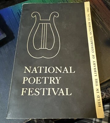 National Poetry Festival Oct. 1962 Published In ‘64 By Library Of Congress PB - Image 1 of 4