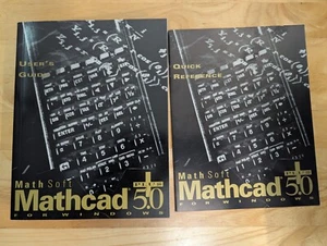 Vintage MathSoft Mathcad 5.0 User's Guide + Quick Reference for Windows - Picture 1 of 8