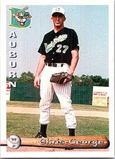 1999 Grandstand Auburn Doubledays Minor League Baseball Chris George