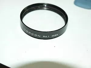 GENUINE ORIGINAL TOPCON BRAND 58mm SCREW in No.1 CLOSE UP MACRO LENS - Picture 1 of 1