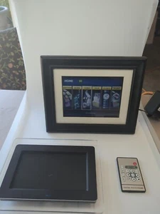 2 Pandigital 8" & NuVue 7"  Digital Photo Frame 10,000 Images 1 Remote 1 Adapter - Picture 1 of 24