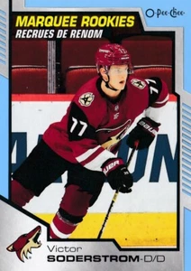 2020-21 O-Pee-Chee Update Marquee Rookies Blue Border VICTOR SODERSTROM #636 OPC - Picture 1 of 1