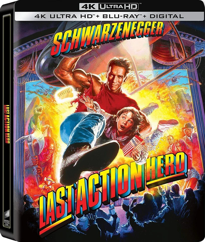 Last Action Hero Steelbook 4k UHD BLURAY Digital Read Description Loose Disc