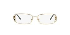 Versace VE 1163M 1252 Unisex Rectangle Eyeglasses - Pale Gold