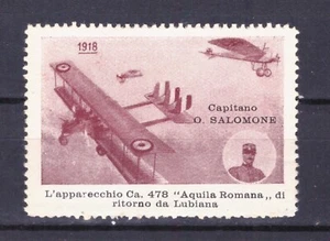 FRANCOBOLLI Erinnofilo Capitano Salomone Apparecchio Ca. 478 Aquila Romana - Picture 1 of 1