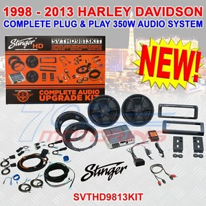 STINGER SVTHD9813KIT ALTAVOZ/AMPLIFICADOR KIT DE INSTALACIÓN PARA MOTOCICLETAS HARLEY 1998-2013 - Imagen 1 de 2