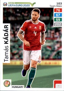 103 - Tamas Kadar - 2020 Panini Adrenalyn Road to EURO EM