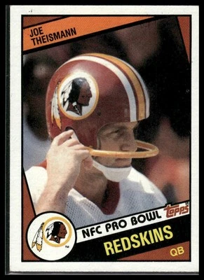 1984 Topps #390 Joe Theismann - Image 1 of 2