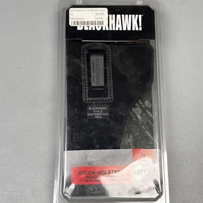 Funda Blackhawk Inside the Pants para clip de cinturón izquierdo barril de 4" 73IP02BK-L Foto 1 de 2