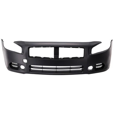 For 09-14 Nissan Maxima Bumper Cover S SV Models w/ Fog Lamp Holes Primed Front Foto 1 de 4