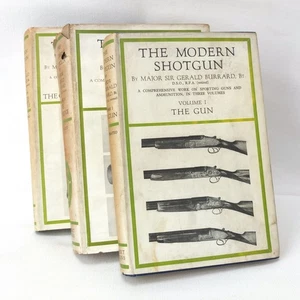 MODERN SHOTGUN Manual BURRARD Sporting Gun Rifle Shooting Ammunition WW2 3 Vols - Picture 1 of 24