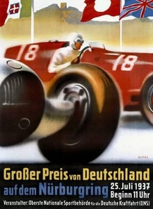 Alfred Hierl Großer Preis von Deutschland Giclée auf säurefreiem Papier - Bild 1 von 1