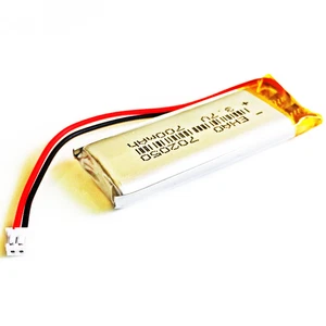 3.7V 700mAh Lipo Battery Rechargeable JST 1.5 2pin Plug For MP3 Headphone 702050 - Picture 1 of 15