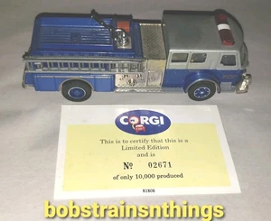 Corgi Classic Fire Vehicle #97323 American Le France Carnegie #2,671 of 10,000 - Picture 1 of 10