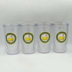 Set di 4 tazze Masters Golf Tournament Patch Tervis Tumbler 16 oz senza coperchi - Foto 1 di 10