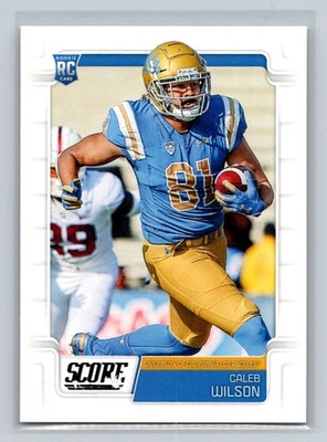 2019 Score Rookie RC #400 Caleb Wilson UCLA Bruins Football Card - Image 1 of 2