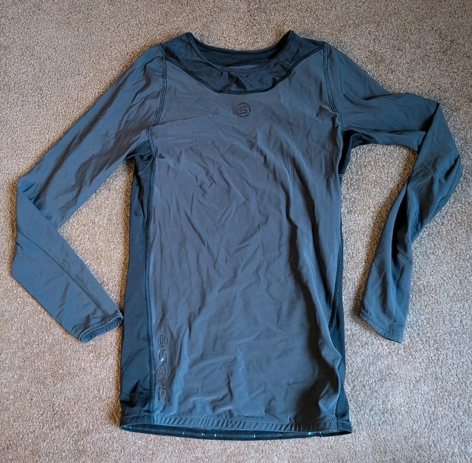 Medias largas de compresión para mujer SKINS RY400 de grafito talla M Foto 1 de 4