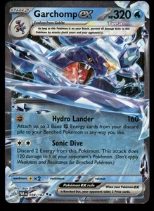 Garchomp ex SV04: Paradox Rift 038/182 Pokemon Card - Picture 1 of 2