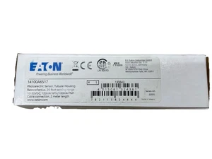 14100A6517 EATON Photoelectric Sensor, Tubular Housing, Retroreflective NIB - Picture 1 of 1