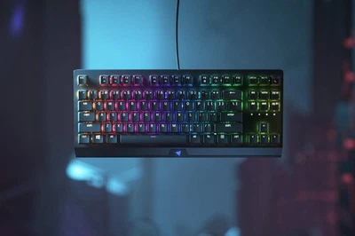 Razer BlackWidow V3 TKL Mechanical Gaming Keyboard - Yellow Switch, US Layout - Image 1 of 4