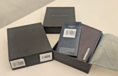 porta carte di credito in pelle Piquadro  - Immagine 1 di 4