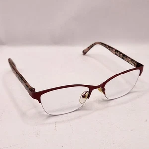 Tempo WR 6100 BU Brille Brillengestell Schwarz Burgund Cat Eye Halbrand 52-17-135 - Bild 1 von 14